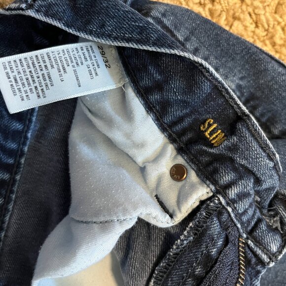 Lot of 3 Pairs Mens Dark Wash American Eagle Jeans 29 and 30x32 - Picture 9 of 10